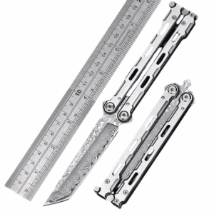 Full Steel Balisong Trainer - Unsharpened Practice Model