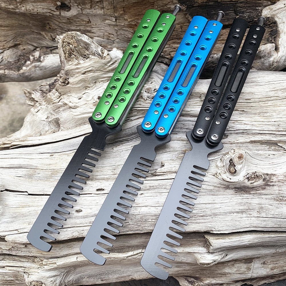 o1cn01tpxy9t1ohkquqm1zr-2211218205257-0-cib-jpg-1 Grzebień Treningowy Balisong Ball Bearings Balisong Trainer