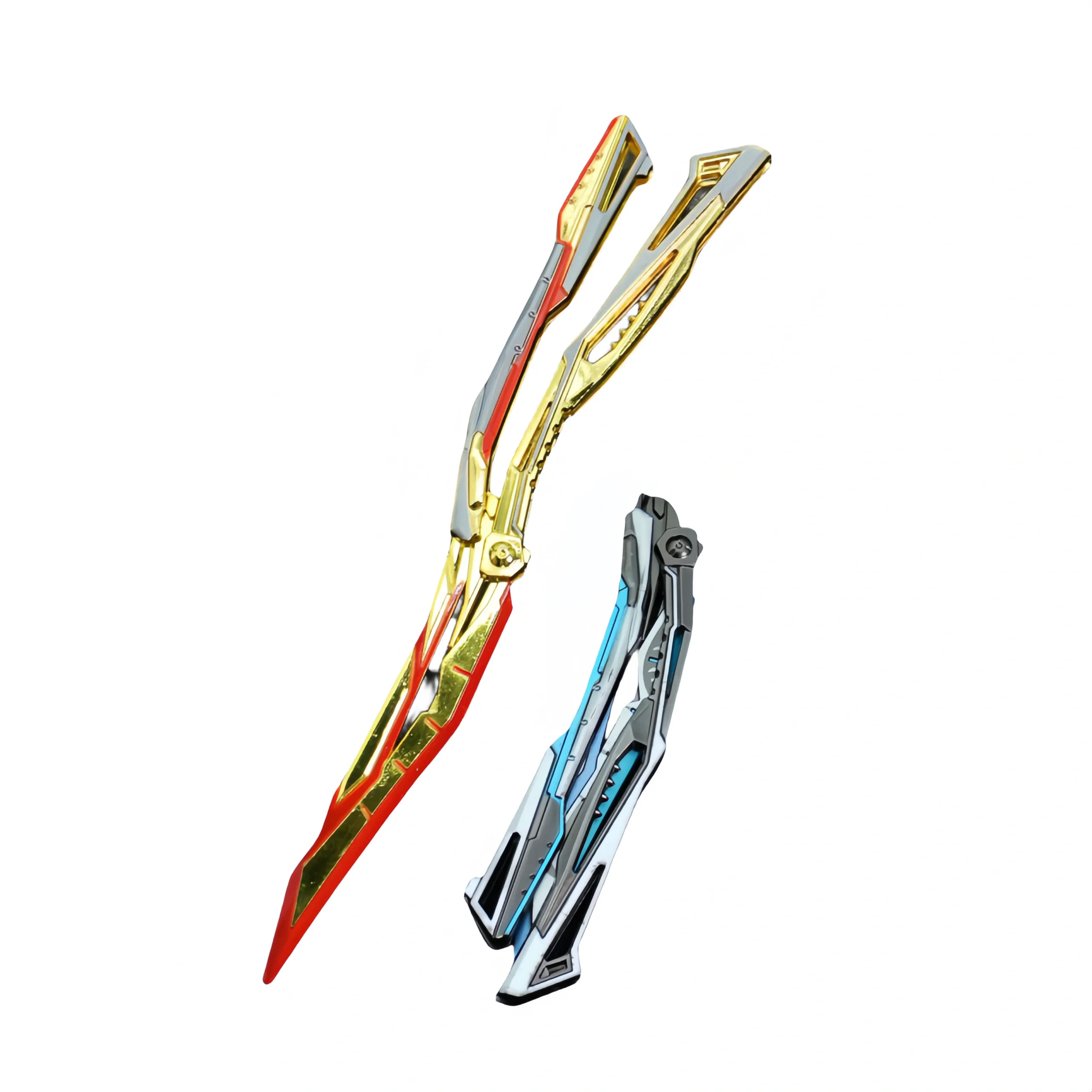 O1CN01KdWqos1hwEN2GcZtk_2217202384341-0-cib-scaled-1.webp Crossfire game peripheral metal model foldable butterfly knife trainer crafts